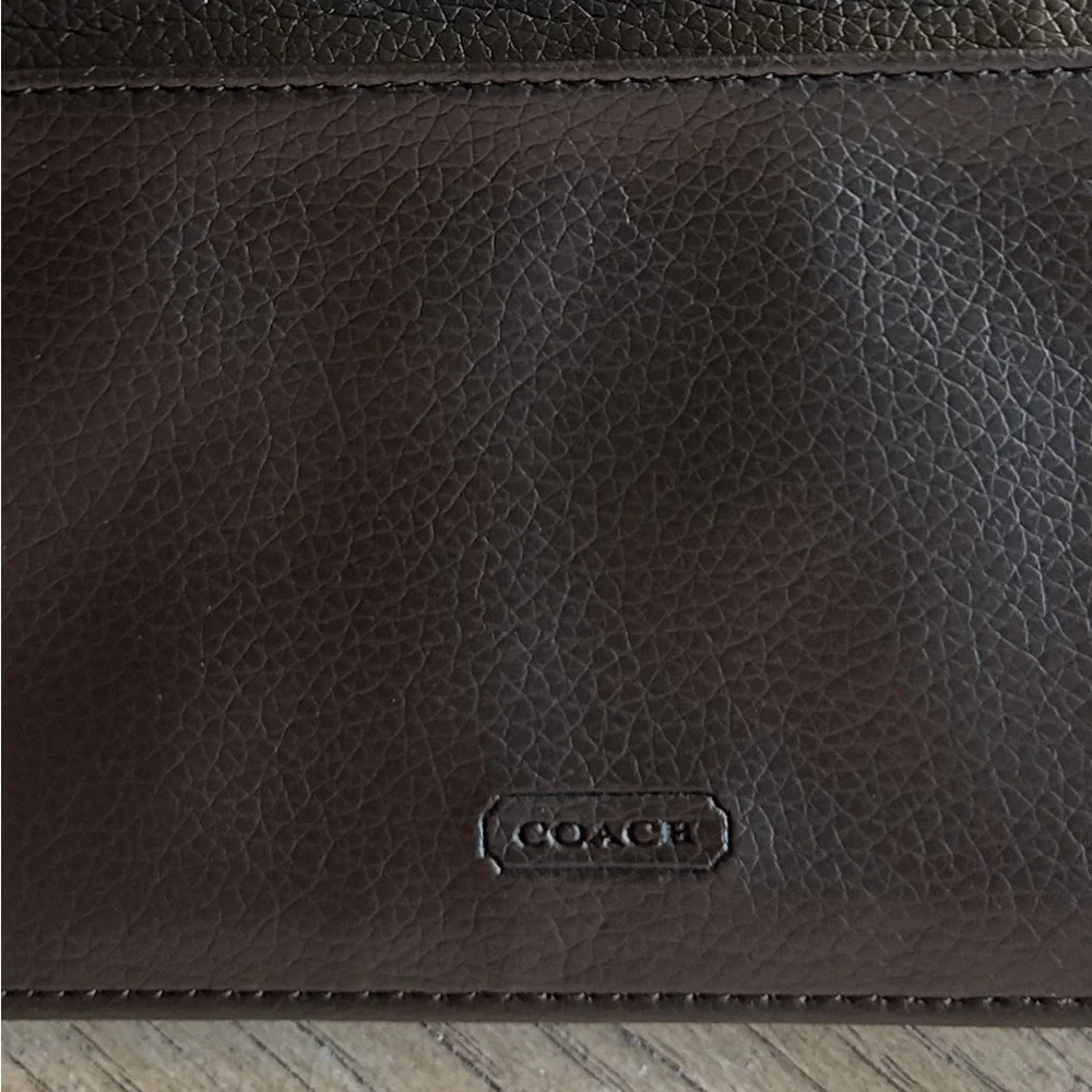 Coach Brown and Black Wallet - Picture 4 of 10